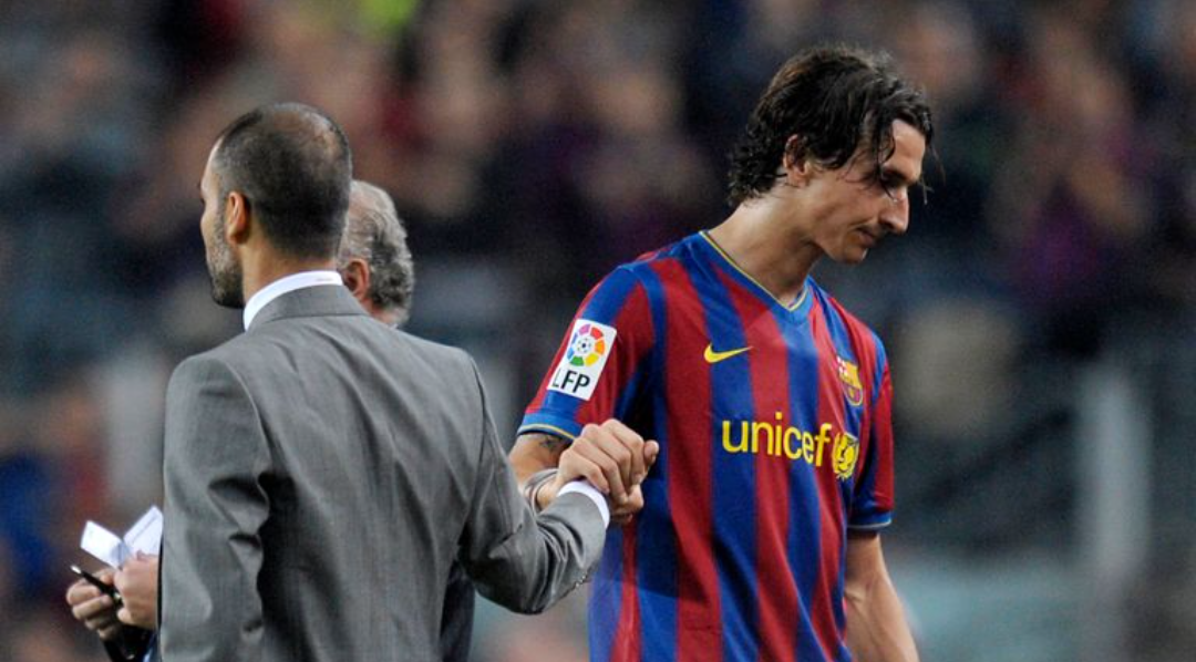 Zlatan Ibrahimovic reveals the cause of his fallout with Pep Guardiola at Barcelona